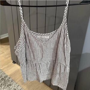 Abercrombie & Fitch Black and White Tank